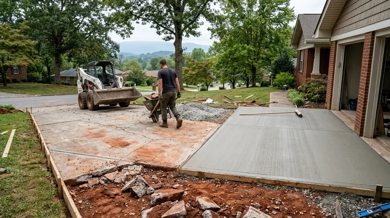 Concrete Removal & Replacement Knoxville